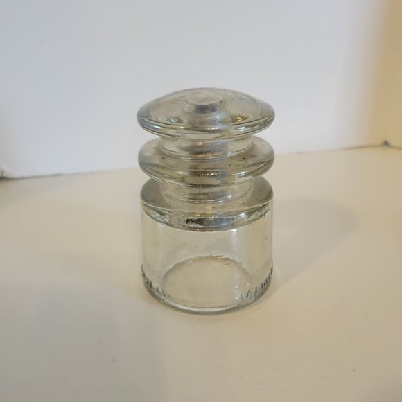 Armstrong Other - Vintage 3.5" Clear Glass Armstrong 21 55 Insulator Made in USA